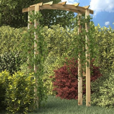 VIDAXL  vo&ucirc;te en treillis 105x35x210 cm bois 41662