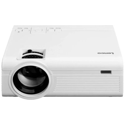 LENCO Video projecteur LCD haute r&eacute;solution supporte le contenu Full HD 1080P -  - - Blanc