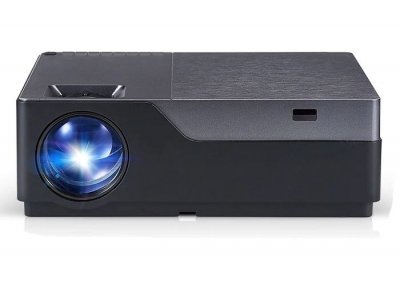 YONIS Vid&eacute;oprojecteur Android 6.0 R&eacute;troprojecteur Multim&eacute;dia 3200 Lumens Wifi Noir - 