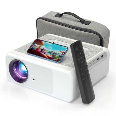  Vid&eacute;oprojecteur Bluetooth WiFi 5G - HYTOBP - LT2 - 18500 Lumens 1080p Native Home Cin&eacute;ma - Blanc
