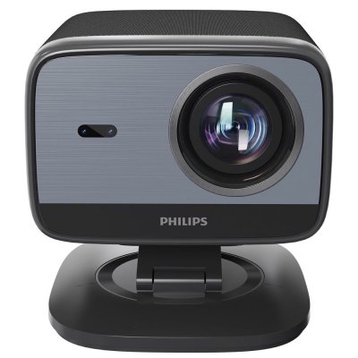 PHILIPS Vid&eacute;oprojecteur  NeoPix 450 Smart Full HD Noir et Gris 