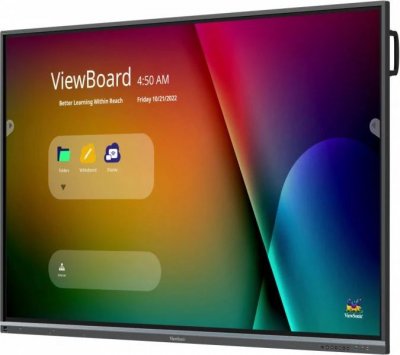 VIEWSONIC  Ecran 75''  LFD Interact 4K UHD 20Pts ViewBoard 16:9 64Go 450nit 8ms 1