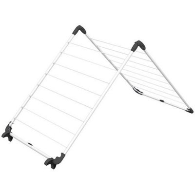 VILEDA  157234acrobath s&eacute;choir, acier, blanc, 69x 24,5x 73cm