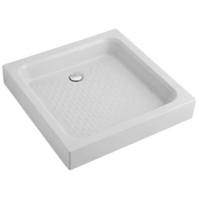 VILLEROY & BOCH  Receveur &agrave; poser O.Novo c&eacute;ramique carr&eacute;, 70 x 70