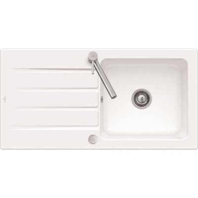 VILLEROY & BOCH Villeroy et boch Evier Architectura 60, blanc, Sans systeme de vidage