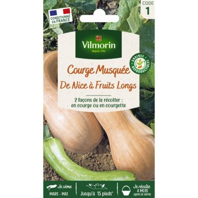 VILMORIN  Courge de Nice a fruit long