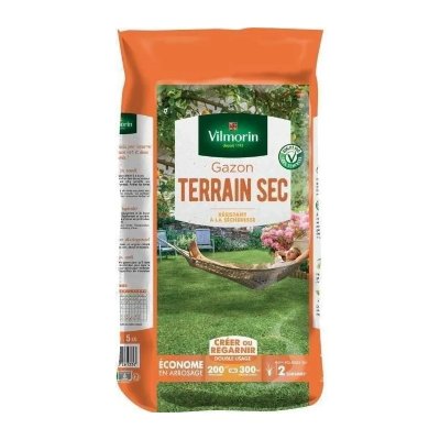 VILMORIN  semences de gazon rustique pour terrain sec - 5 kg