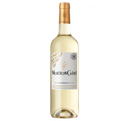 Vin Blanc Bordeaux Chardonnay Aop Mouton Cadet - La Bouteille De 75cl