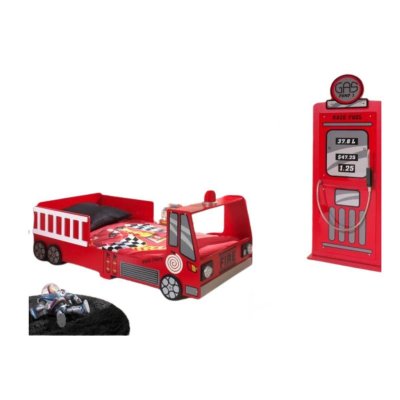 Vipack Funbeds Lit Junior Pompier + Armoire Petrol Pump 1 Porte