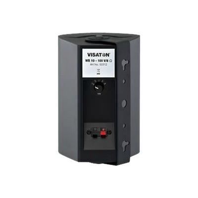 VISATON  wb10 2-way compact speaker 100 v 10 cm woofer 8 ohm black