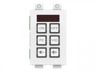 VISION  techconnect tc3-ctl t&eacute;l&eacute;commande pour module mural - blanc