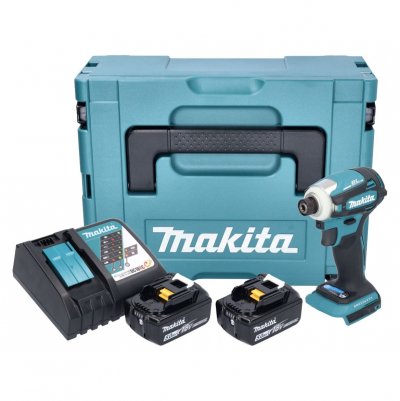 MAKITA Visseuse &agrave; chocs 18V LXT 180Nm (2x5,0 Ah) en MAKPAC -  DTD172RTJ