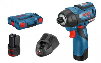 BOSCH PROFESSIONAL Visseuse GDR 12V-110 BOSCH + 2 batteries 3,0Ah + L-Boxx - 06019E0005