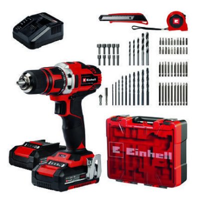EINHELL Visseuse-perceuse &agrave; percussion sans fil  TE-CD 18/40 Li-i +64