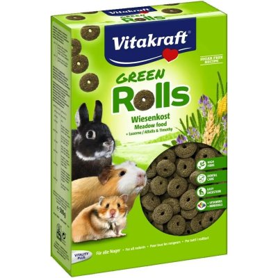 VITAKRAFT  Green Rolls - Friandises pour rongeur - 7x500g