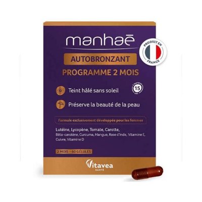 MANHAE Vitavea Activateur Solaire - Bo&icirc;te 60 g&eacute;lules
