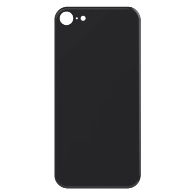 CLAPPIO Vitre arri&egrave;re de remplacement pour Apple iPhone SE 2020 et 8 Noir