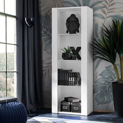 Vitrine Armoire Komodee TIVOLI - sans LED - Blanc - 55 x 159 x 35 cm