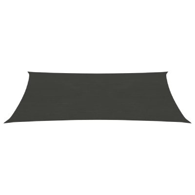 HELLOSHOP26 Voile d'ombrage 160 gparm&sup2; 5 x 8 m pehd anthracite  02_0008945 