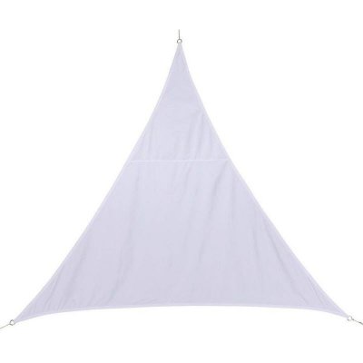 HESPERIDE Voile d'ombrage triangulaire 2 x 2 x 2 m Curacao - Blanc - Blanc