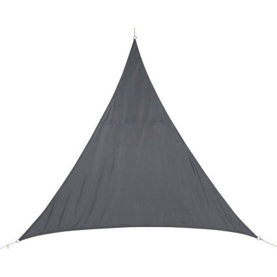 HESPERIDE Voile d'ombrage Triangulaire L3m, Curacao Gris