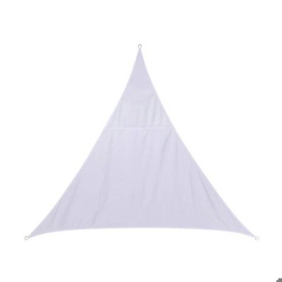 GENERIQUE Voile d'ombrage Triangulaire L4m, Curacao Blanc