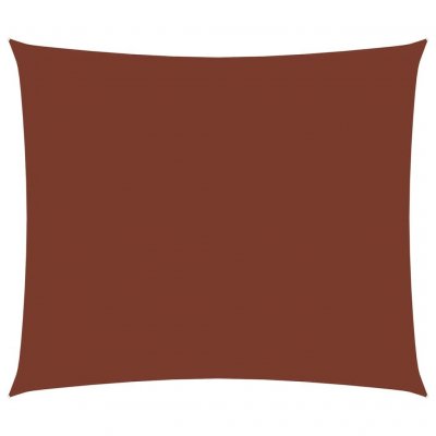 VIDAXL Voile de parasol Tissu Oxford rectangulaire 3,5x5 m Terre cuite