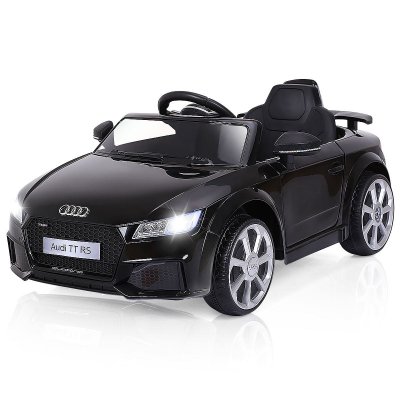 COSTWAY Voiture Audi TTRS Electrique pour Enfants 12V Max. 5 Km/h Double Porte avec T&eacute;l&eacute;commande 2.4G