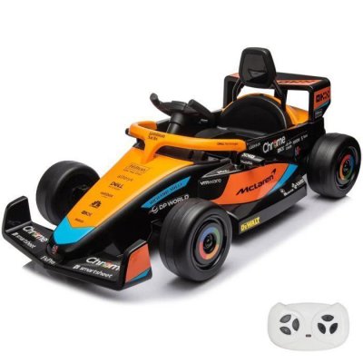 VROOOMY Voiture &Eacute;lectrique pour Enfant - MCLAREN - F1 12V - Blanc - Batterie 