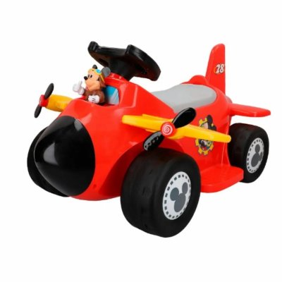 KIDDISLAND Voiture &eacute;lectrique pour enfants mickey mouse batterie avion 6 v