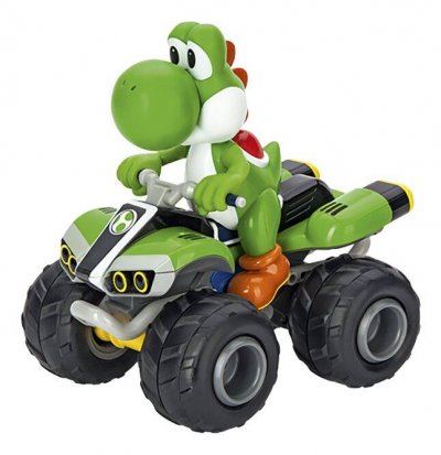 CARRERA Voiture t&eacute;l&eacute;command&eacute;e - Quad Yoshi -  RC Mario Kart 2,4 GHz