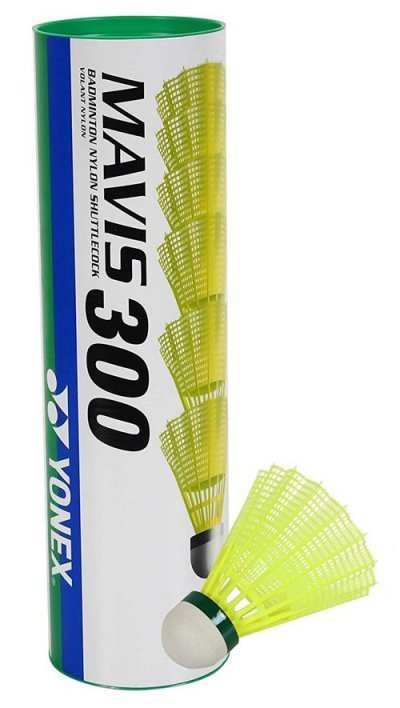 YONEX Volant De Badminton En Plastique  Mavis 300 X 6 - Jaune - 