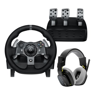 LOGITECH Volant + P&eacute;dalier  VOLANT G920 + CASQUE ASTRO A10