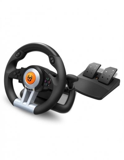 KROM Volant pour voiture de course  NXKWHL USB Noir