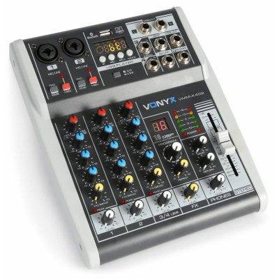 VONYX  VMM-K402 - Table de mixage, 4 canaux