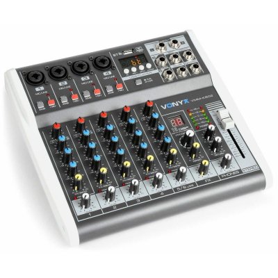VONYX  VMM-K602 M&eacute;langeur musical 6 canaux avec DSP - Tables de mixage en direct