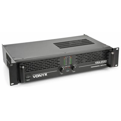 VONYX  VXA- 1200 - Amplificateur professionnel, 2 x 600 Watts, connexion en pont