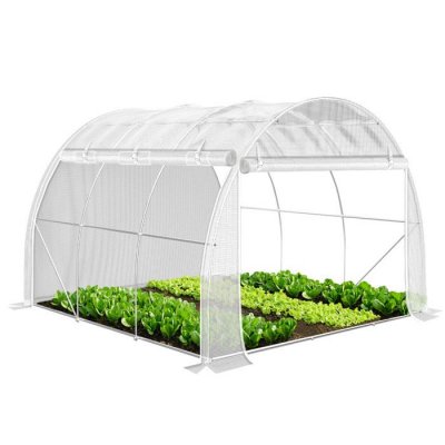 VOUNOT  Serre de jardin Toute Saison 9m2 avec portes laterales