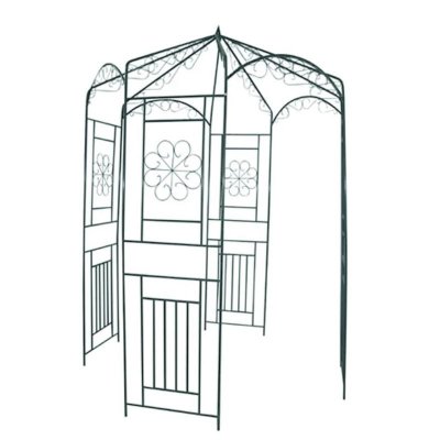 VIDAXL Vo&ucirc;te de jardin 250 cm Vert fonc&eacute;  Vert