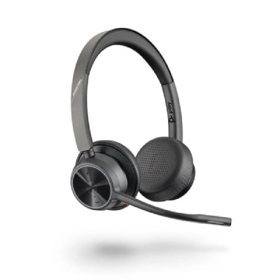 POLY Voyager 4310 uc 218474-01 sans fil bluetooth suppression du bruit supra-auriculaire noir
