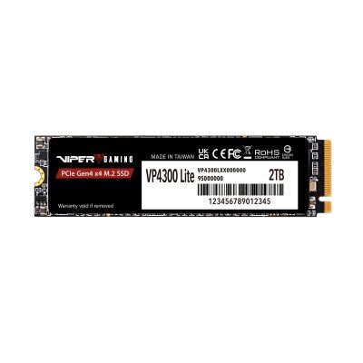 PATRIOT Vp4300 Lite 2 Tb (schwarz, Pcie 4.0 X4, Nvme 2.0, M.2 2280)