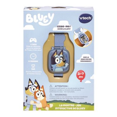 VTECH  - BLUEY - La Montre-Jeu Interactive de Bluey