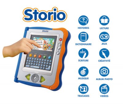 VTECH  Console Storio Bleue + Jeu Rufus 