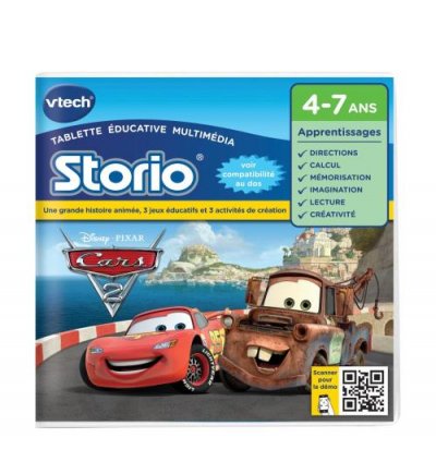VTECH  - Jeu &Eacute;ducatif Storio - Cars 2