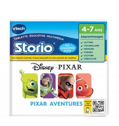 VTECH  Jeu Educatif Storio Pixar Aventures