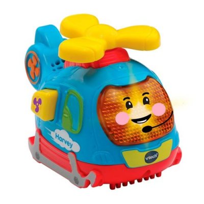 VTECH  Toet Toet voiture : H&eacute;licopt&egrave;re Harvey 13 cm