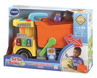 VTECH  - Tut Tut Bolides - Mon Super Camion Benne 2 en 1