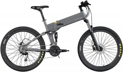  VTT &Eacute;lectrique Legend Etna Gris - 27,5"" - 250 W - Batterie int&eacute;gr&eacute;e 36 V 10,4Ah 