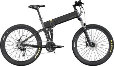  VTT &Eacute;lectrique Legend Etna Noir - 27,5"" - 250 W - Batterie amovible 36 V 10,4Ah 