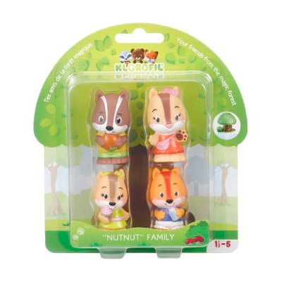 KLOROFIL Vulli - collection  - lot de 4 personnages famille ""nutnut